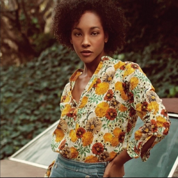 NEW! BOHO FLORAL TOP - Picture 2 of 5